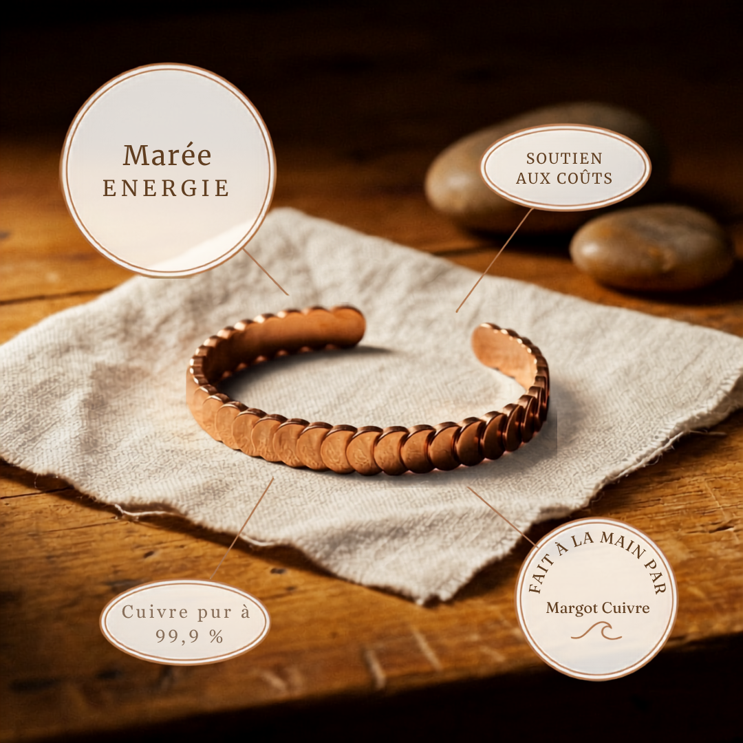 Bracelet en cuivre Margot Cuivre Tide
