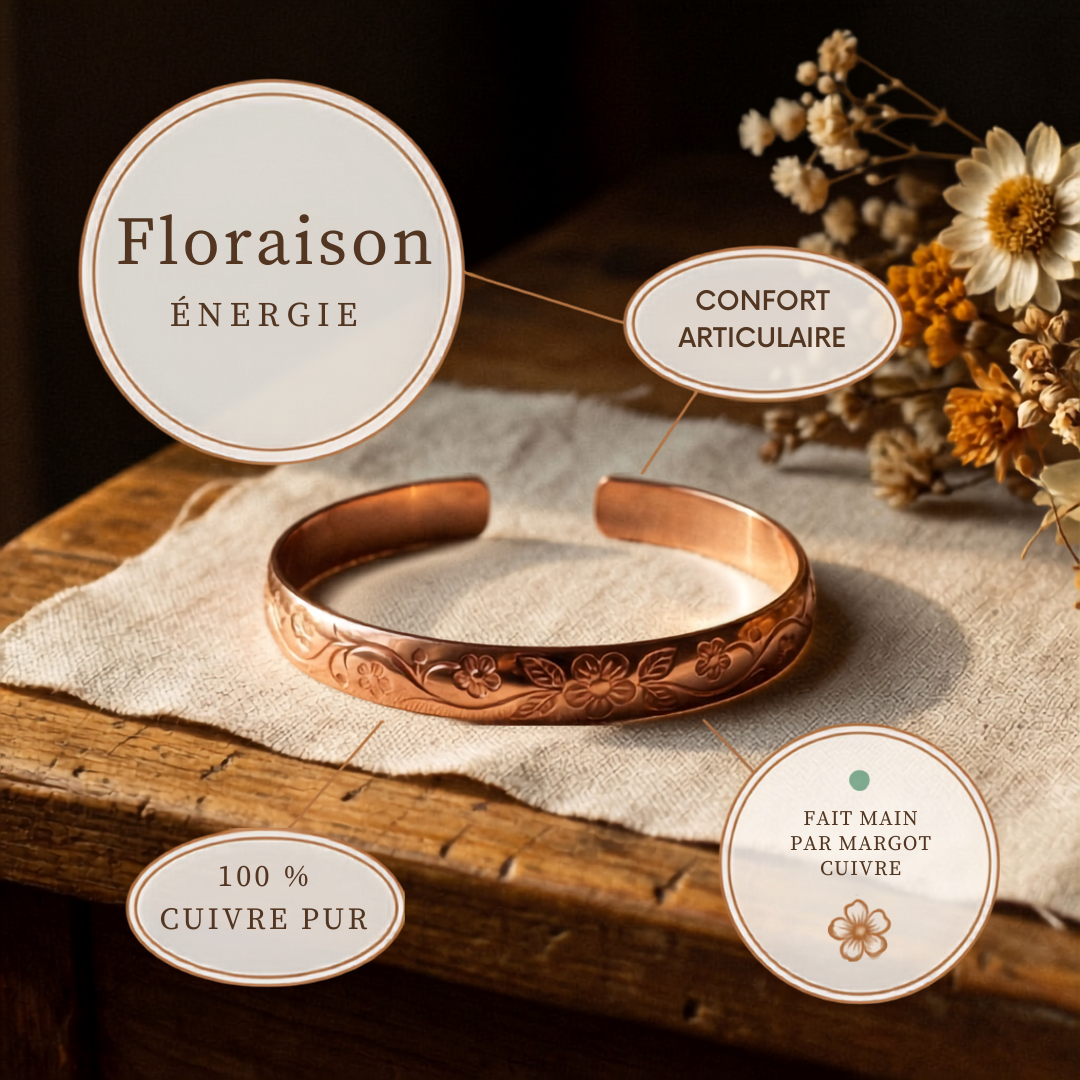 Bracelet en cuivre Margot Cuivre Bloom