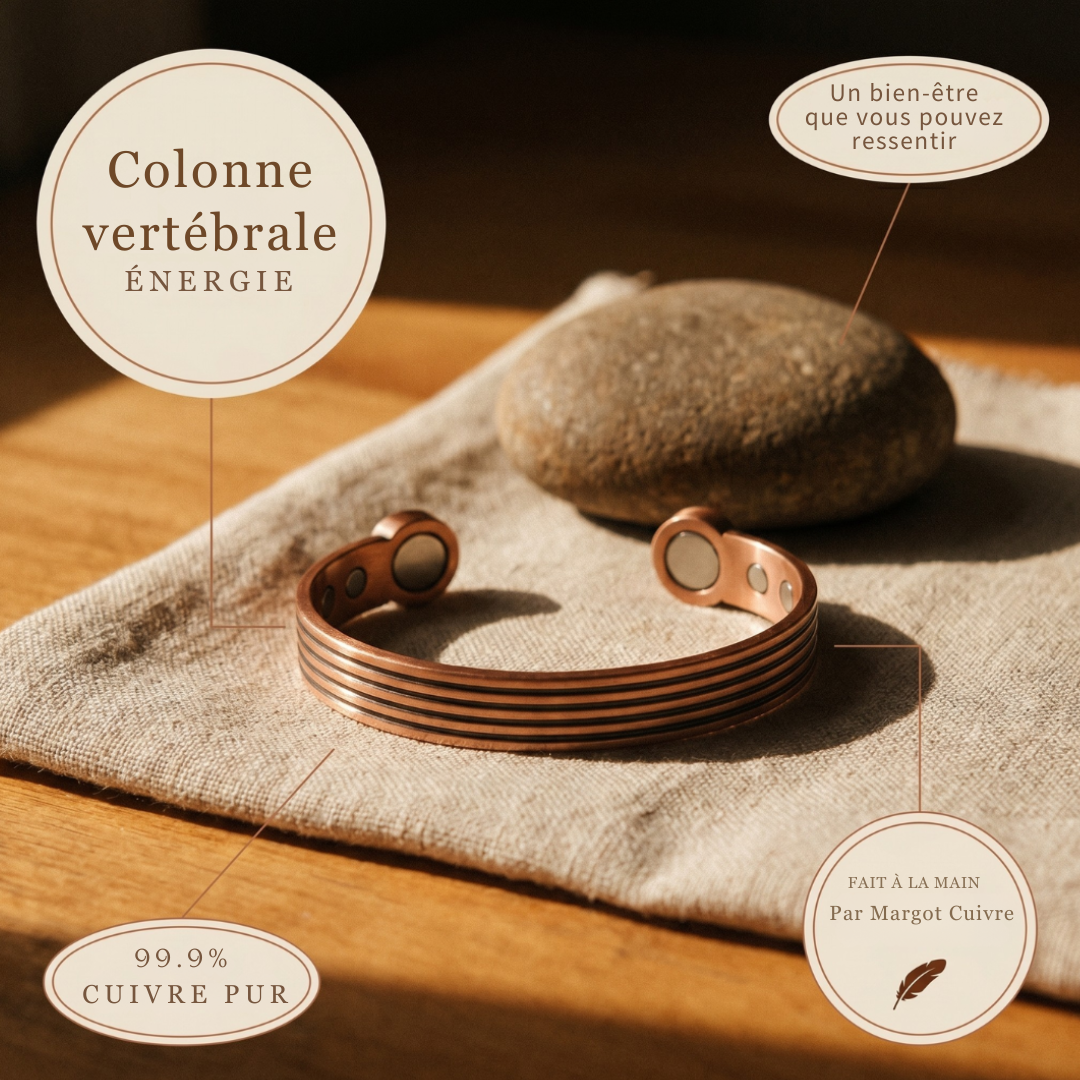 Bracelet en cuivre Margot Cuivre Ridge