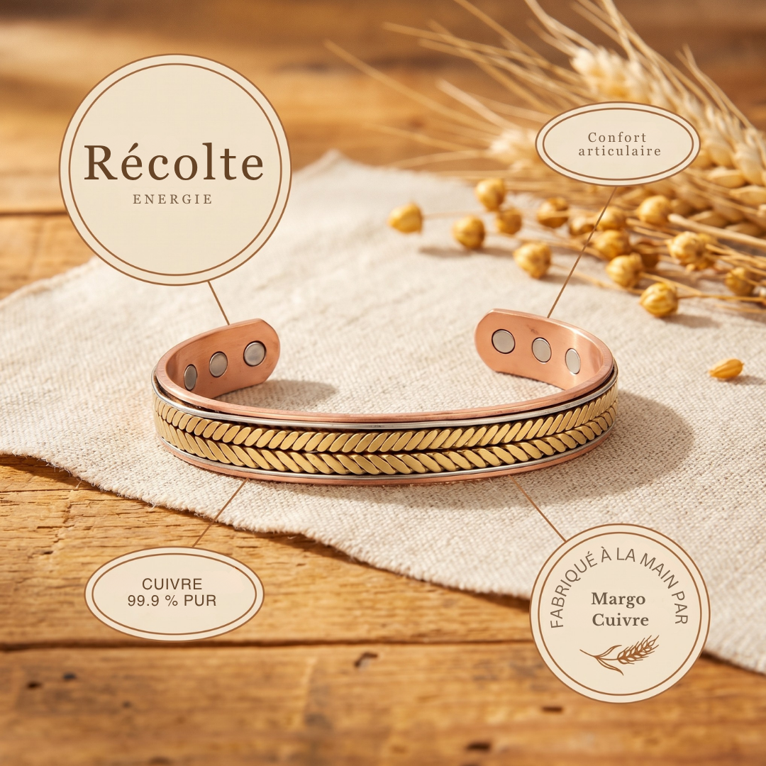 Bracelet en cuivre de Margot Cuivre