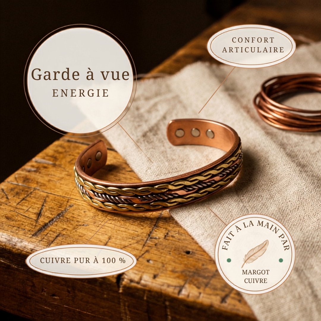 Bracelet en cuivre de Margot Cuivre