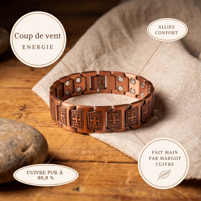 Margot Cuivre Gale Bracelet en Cuivre pour Homme