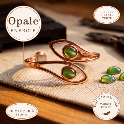 Bracelet en Opale et Cuivre de Margot Cuivre