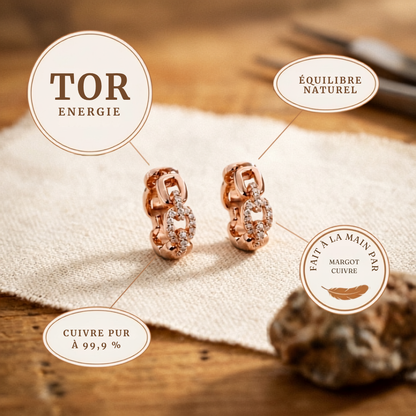 Boucles d'oreilles en cuivre de Margot Cuivre