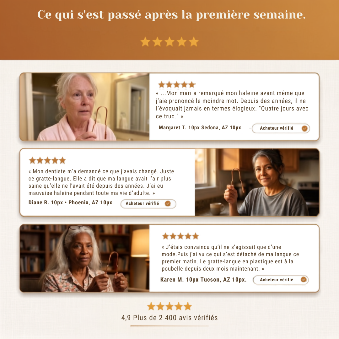 Raclette à langue en cuivre
