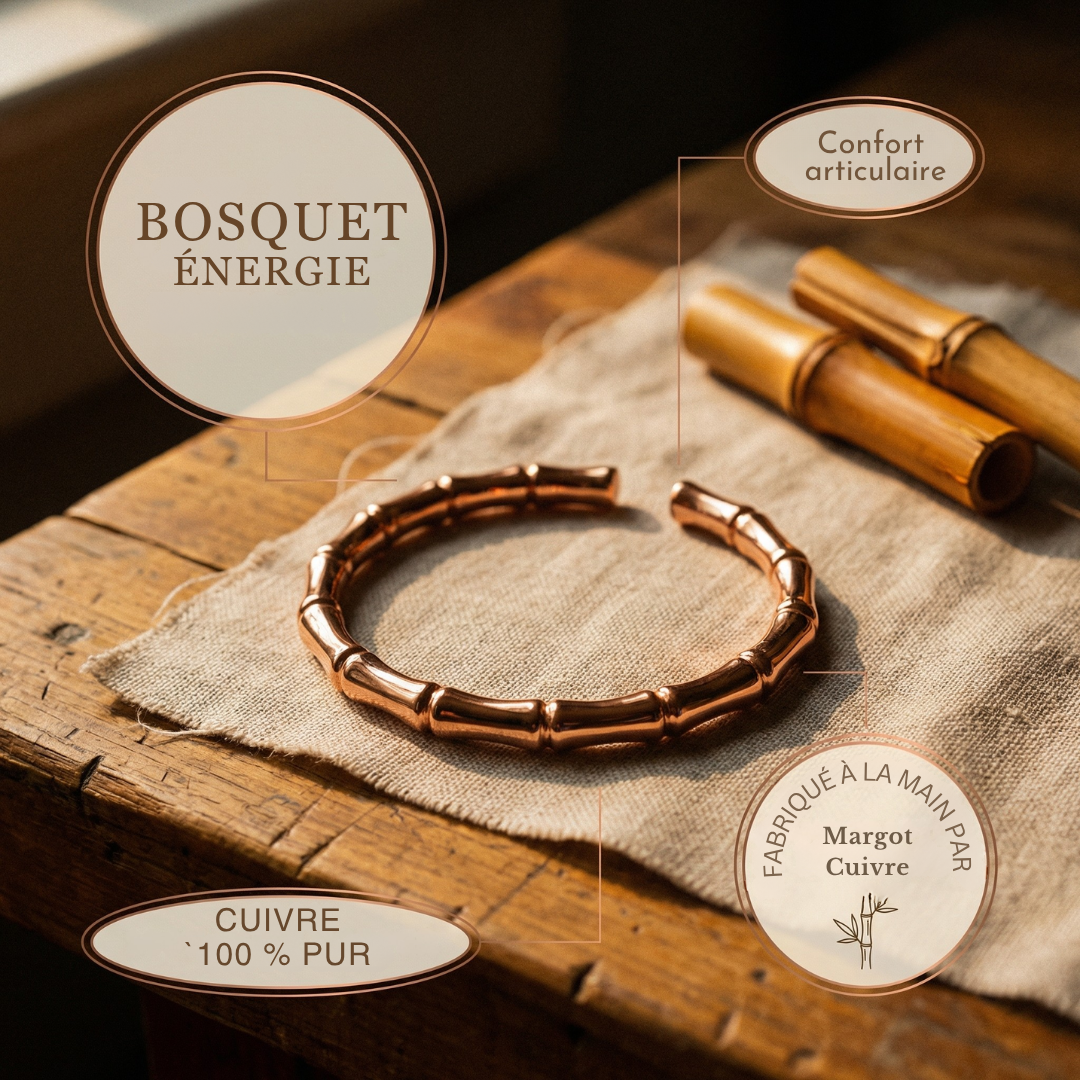Bracelet en cuivre Margot Cuivre Grove