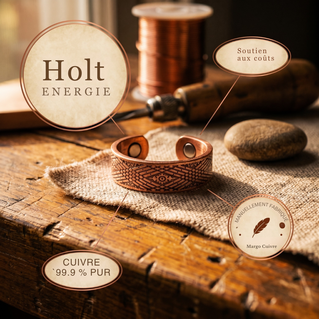 Bague en cuivre Margot Cuivre Holt