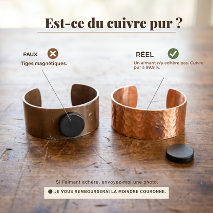 Boucles d'oreilles en cuivre Margot Cuivre