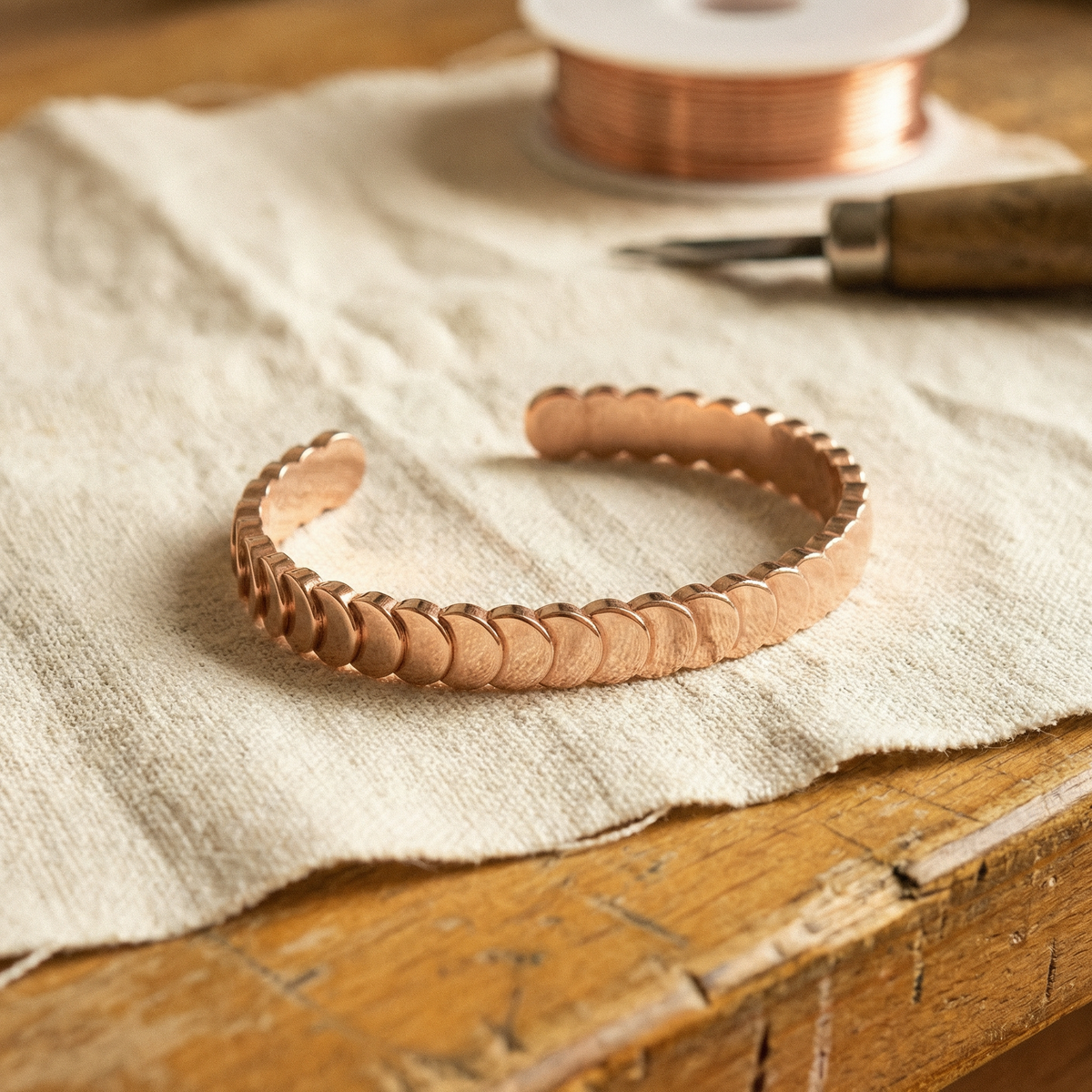 Bracelet en cuivre Margot Cuivre Tide