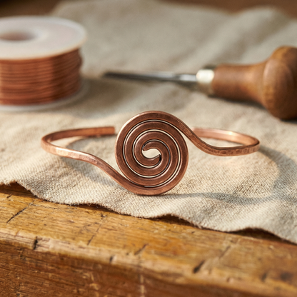 Bracelet de cheville en Margot Cuivre