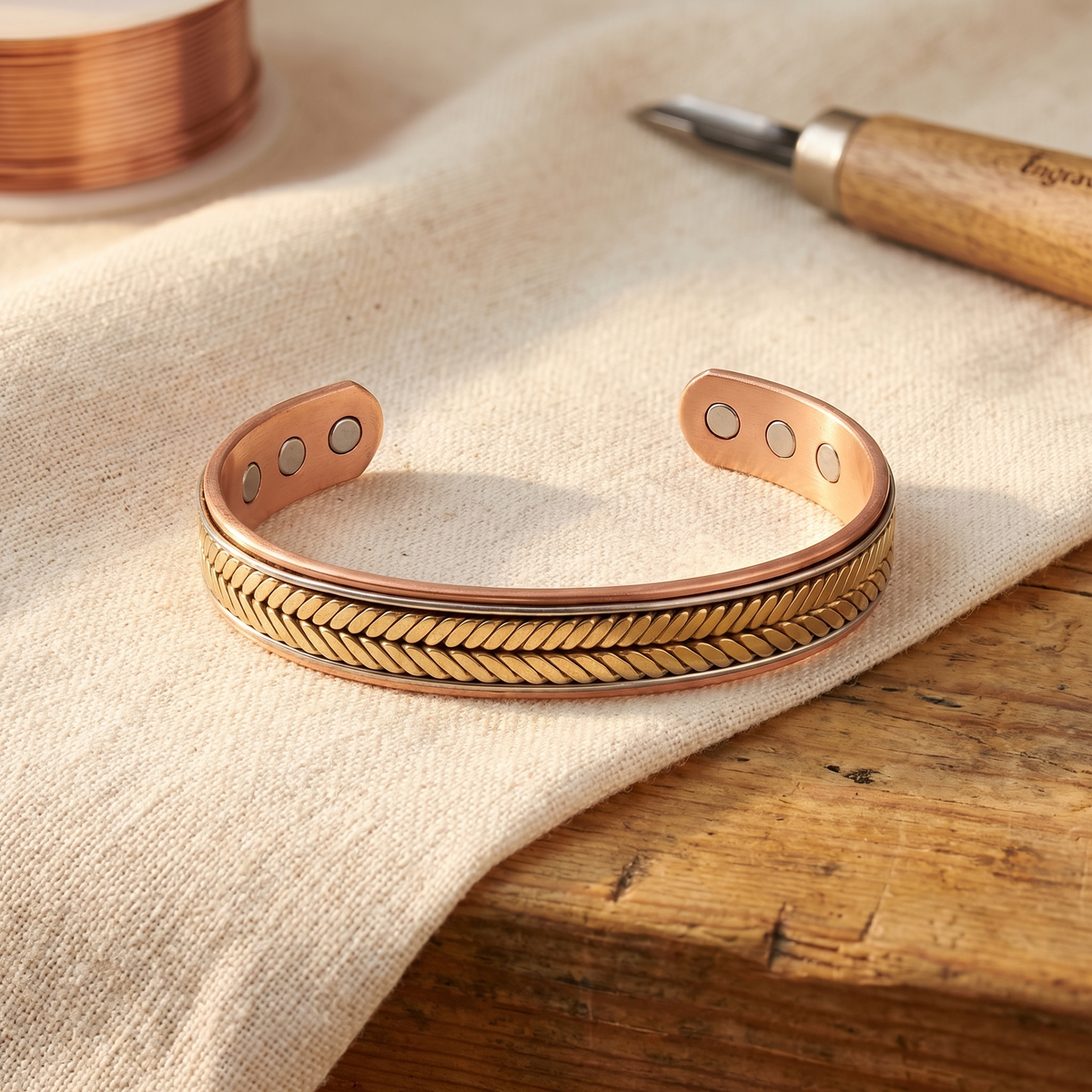 Bracelet en cuivre de Margot Cuivre