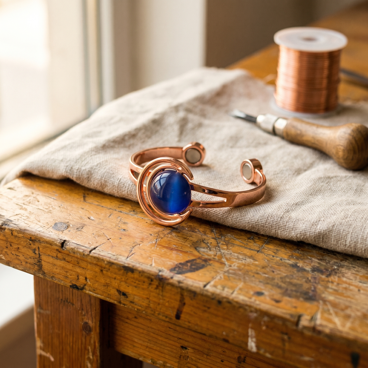 Bracelet en cuivre Margot Cuivre Sphere