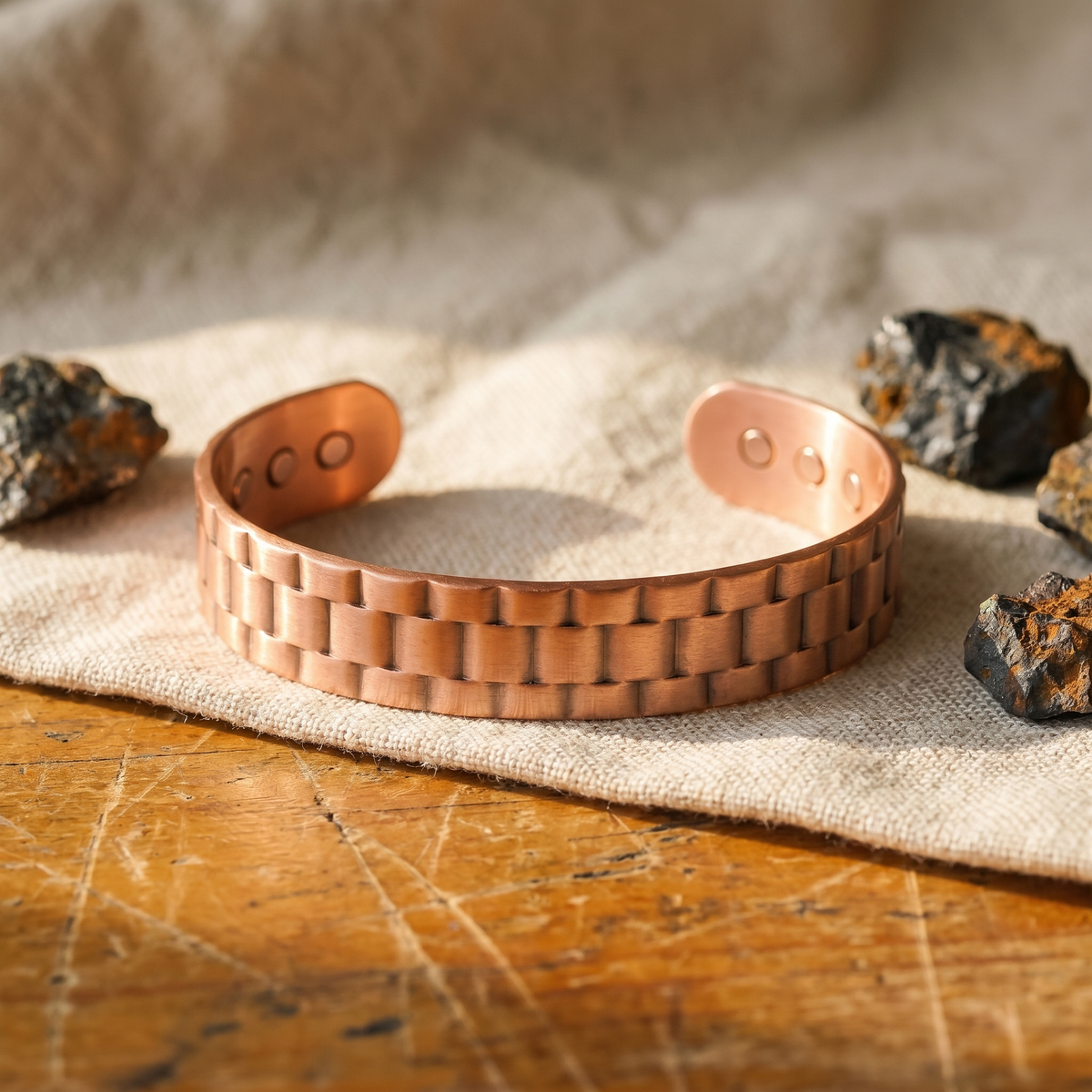 Bracelet en cuivre pour hommes Margot Cuivre