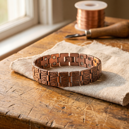 Bracelet en cuivre pour homme Margot Cuivre Grit