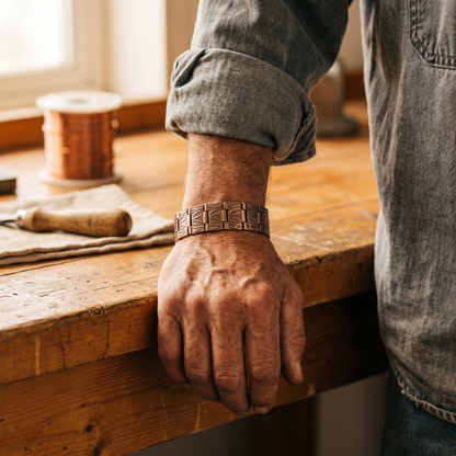 Bracelet en cuivre pour homme Margot Cuivre Grit