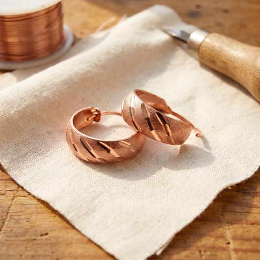 Boucles d'oreilles en cuivre de Margot Cuivre